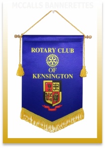 Kensington custom printed rotary pennants Image
