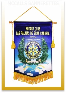 Las Palmas Rotary Club Printed Bannerettes Image
